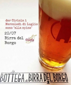 Birra del Borgo | Mercoledì 20 Luglio